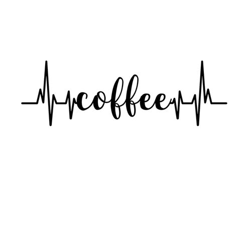 Free 99 Coffee Heartbeat Svg Free Svg Png Eps Dxf File