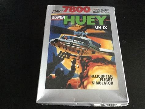 Atari Super Huey Uh Ix Sealed New Video Game Warners Retro