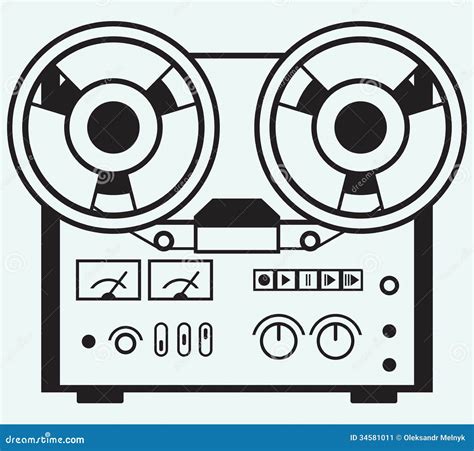 Tape Recorder Royalty-Free Stock Photography | CartoonDealer.com #9421727