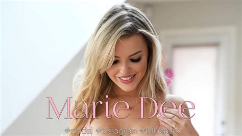 Marie Dee American Model Instagram Sensation Youtuber A Showcase