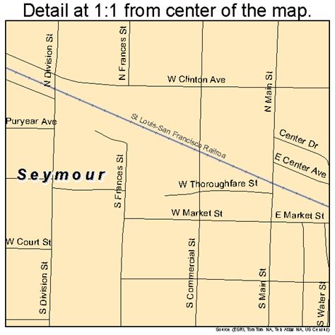 Seymour Missouri Street Map 2966800