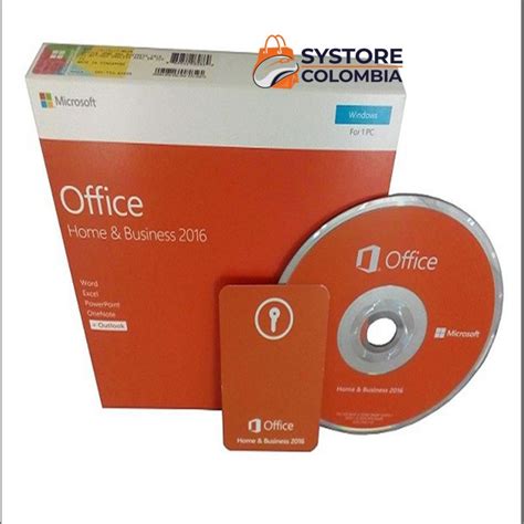 Licencia Microsoft Office 2016 Hogar y Pequeña Empresa Caja T5D 02713