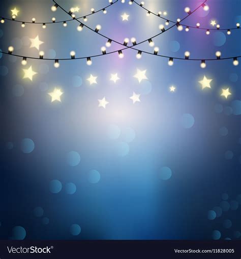 Christmas lights background Royalty Free Vector Image