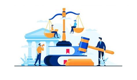 Premium Vector Law And Legal Flat Illustration Flat Illustration