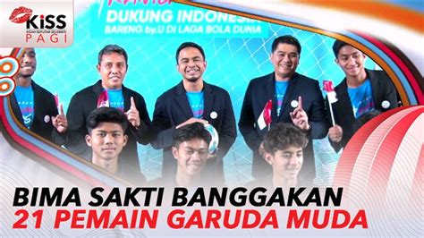 Bima Sakti Banggakan 21 Pemain Garuda Muda Indonesia Di World Cup U 17