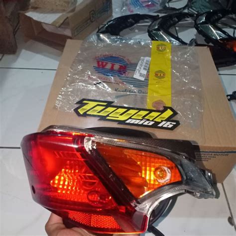 Stoplamp Beat Karbu Custom Merk Win Finishing Good Lazada Indonesia