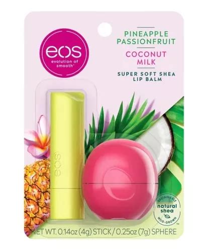 Eos Pack B Lsamos Labiales Pineapple Passionfruit Coconut Cuotas