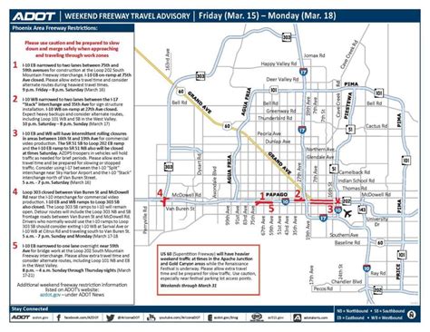 Road closures | Arizona News | pinalcentral.com