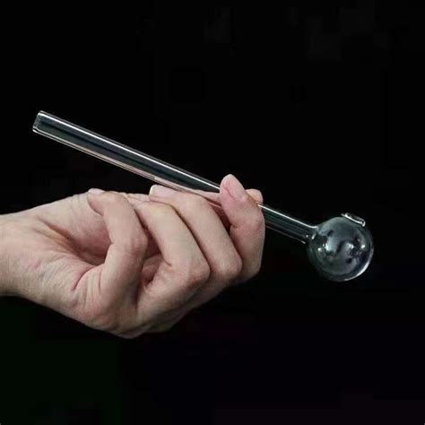 Glass Smoking Water Pipe Clear Oil Burner Pipe Sweet Puff Crack Pipes