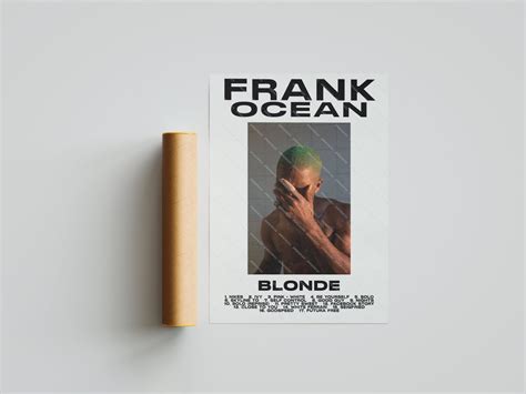 Frank Ocean Blonde Album Poster Etsy