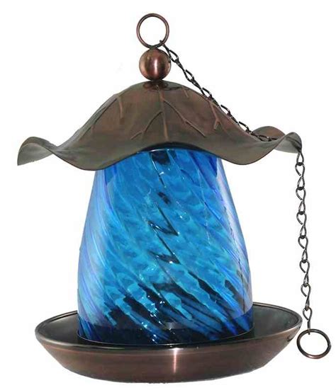 Glass Bird Feeder | Unique Birdhouse Boutique