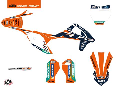 Kit D Co Motocross Ktm Replica Team Elite Moto K Kutvek