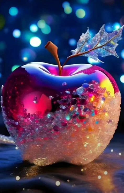 Pin By Misha Alexis IV On Pommes Multicolores Apple Art Art