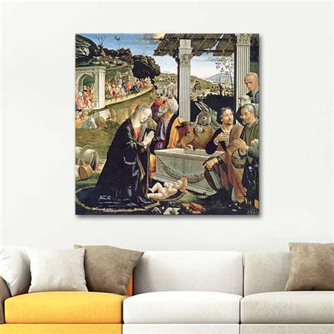 Adoration Of The Shepherds By Domenico Ghirlandaio As An Art Print