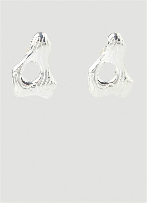 Octi Island Earrings In Silver