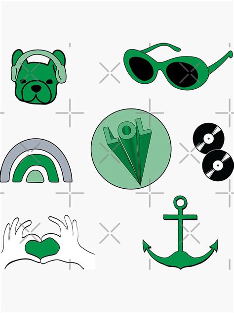 Kelly Green Aesthetic Sticker Pack Sticker By The Goods Redbubble