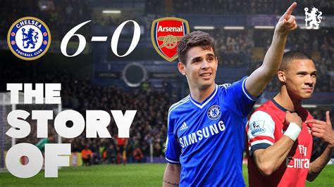 ⏪ Chelsea 6 0 Arsenal 2013 14 Premier League The Story Of