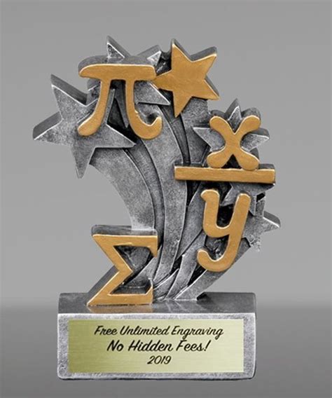 Math Award Trophy