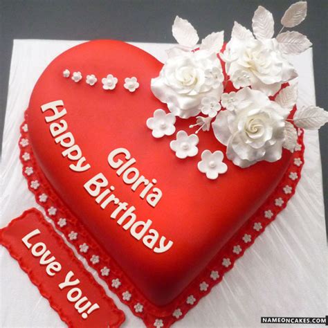 Happy Birthday gloria Cake Images