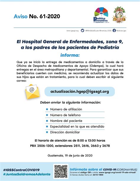 Noticias Igss On Twitter Avisoigss No El Hospital General De