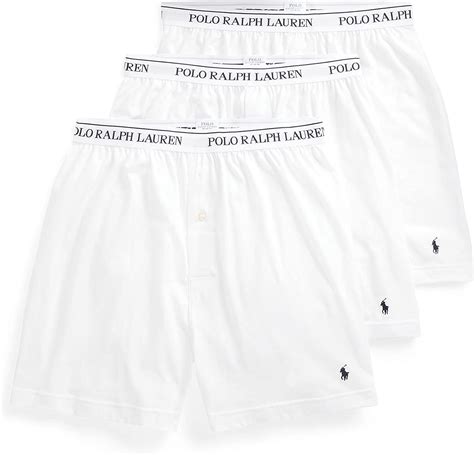 Polo Ralph Lauren Men S Classic Fit Cotton Knit Boxers 3 Pack At Amazon Men’s Clothing Store