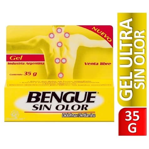 Ultra Bengue Bengue Desinflamante Gel Sin Olor X Gramos Ultra