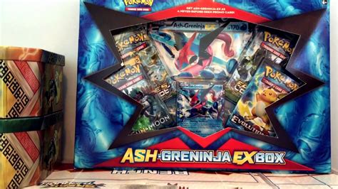 Pokémon Ash Greninja EX Box Opening and Pack Battle YouTube