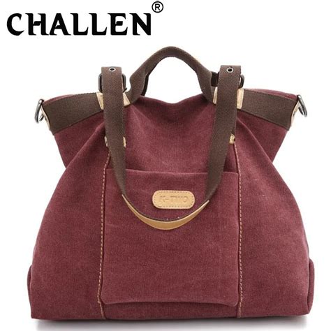 Bolso De Mano Grande Para Mujer Bolsa De Lona De Pana Suave Bandolera