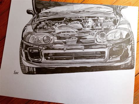 Toyota Supra Drawing At Explore Collection Of