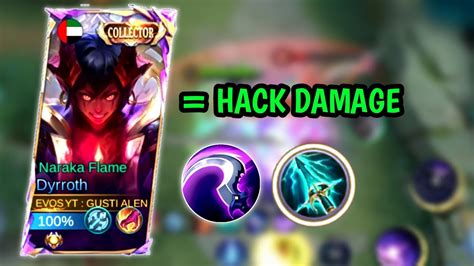 Dyrroth Mode Hack Damage Musuh Auto Ketar Ketir Mobile Legends Youtube