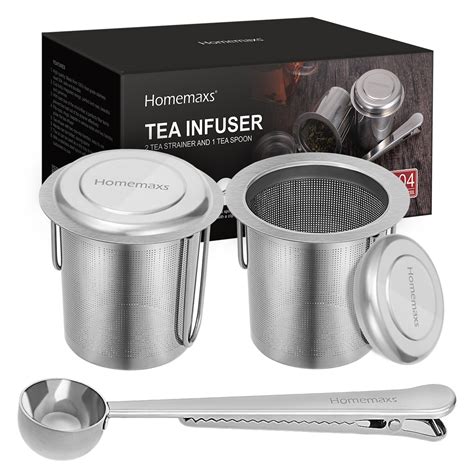 Homemaxs Extra Fine Stainless Steel Tea Infuser Mesh Strainer Large