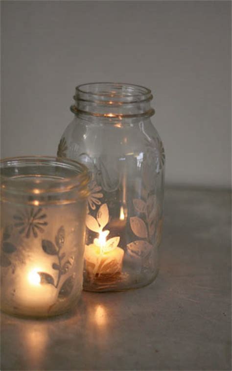 17 Amazing DIY Mason Jar Candle Holder Ideas