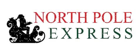 North Pole Express Grunge Rubber Stamp Design Avec Fond Blanc Vecteur