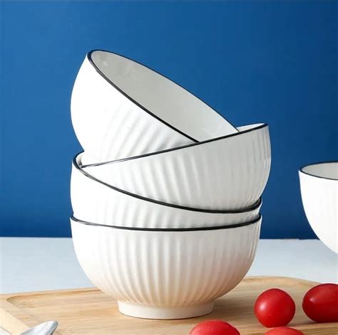 Ceramic Soup Bowls 6pcs