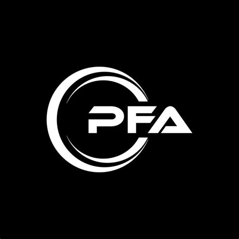 pfa letra logo diseño inspiración para un único identidad moderno