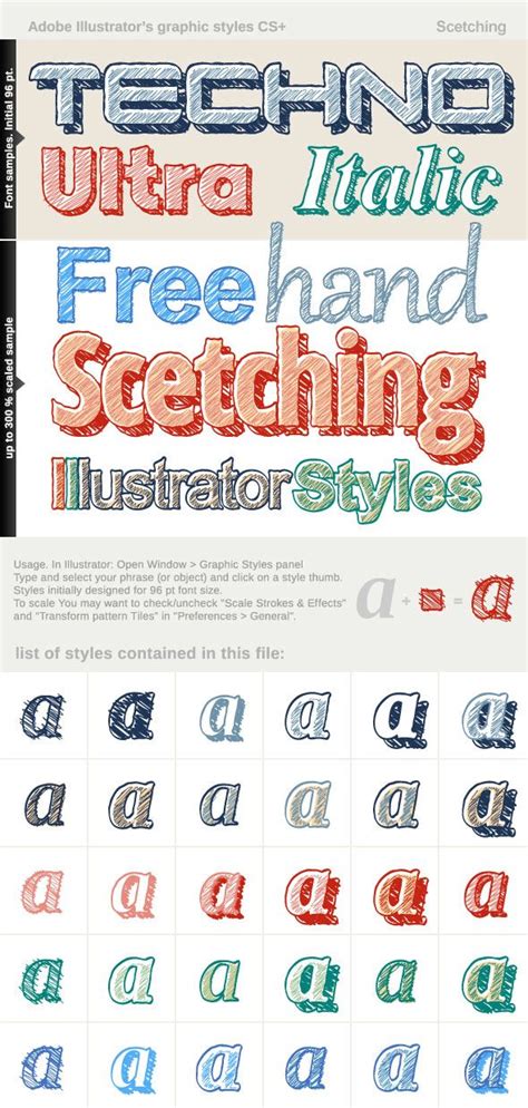 Illustrator Fonts List