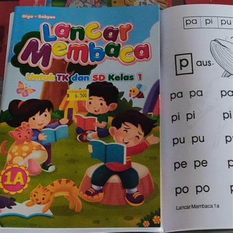 Jual Buku Materi Anak Paud Tk Sd Buku Lancar Membaca Membaca 1b