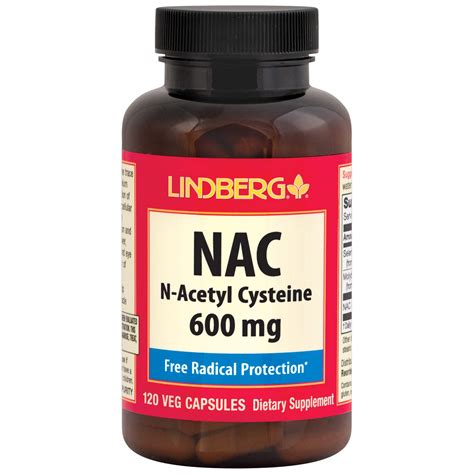 Buy Lindberg NAC N Acetyl Cysteine 600 Mg With Selenium Molybdenum