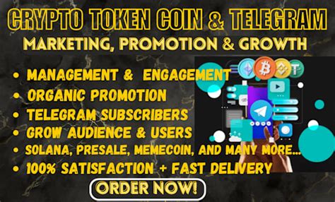 Crypto Telegram Promotion Telegram Growth Telegram Crypto Token