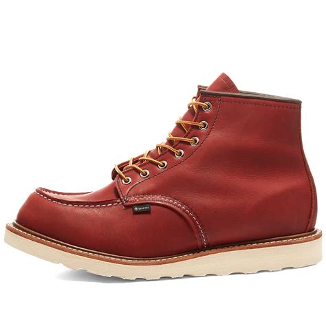 Red Wing Heritage Work Moc Toe Gore Tex Boot Russet Taos End