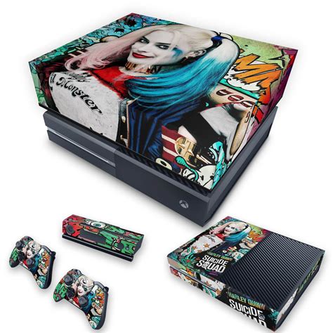 Kit Xbox One Fat Skin E Capa Anti Poeira Esquadr O Suicida A Pop