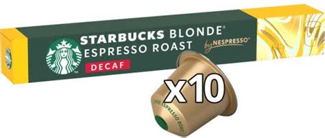 Starbucks Blonde Espresso Roast Decaf by NESPRESSO kávové kapsle kapslí v balení Košík cz