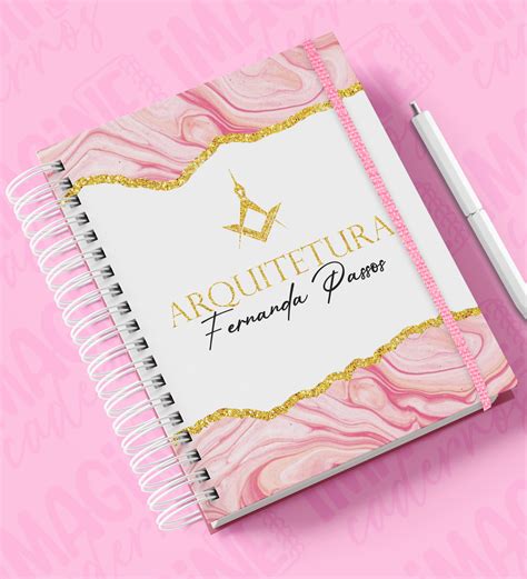 Caderno Personalizado Curso Arquitetura Elo Produtos Especiais