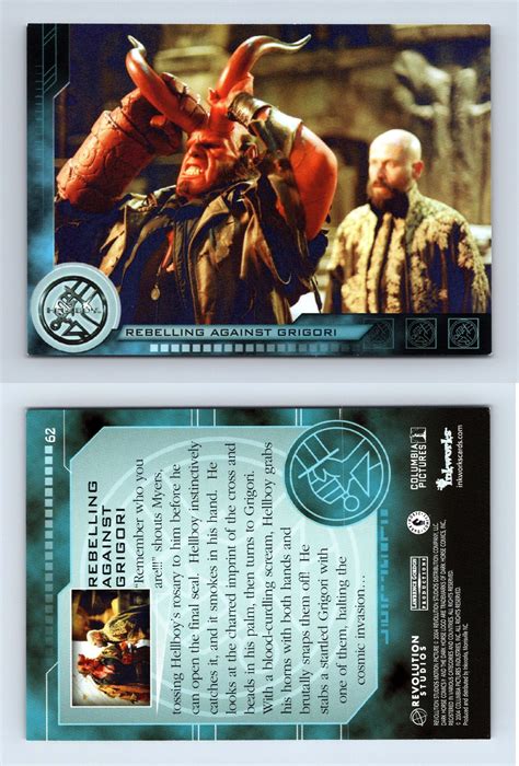 Rebelling Against Grigori 62 Hellboy 2004 Inkworks Trading Card