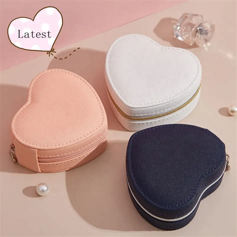 Wholesale Luxury Pu Travel Jewelry Organizer Case Leather Mini Travel