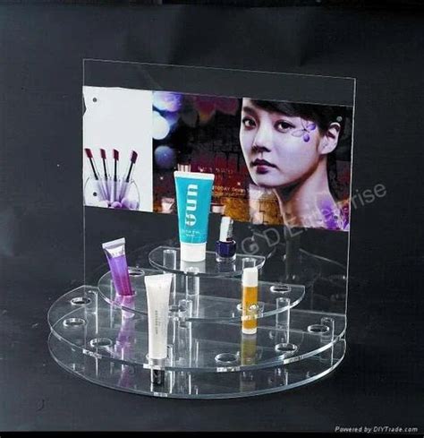Acrylic Cosmetic Display Makeup Display For Promotional Warranty