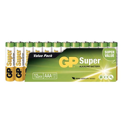 Gp Super Alkaline Batterier 20 Pack Aaa Presentpresenttips