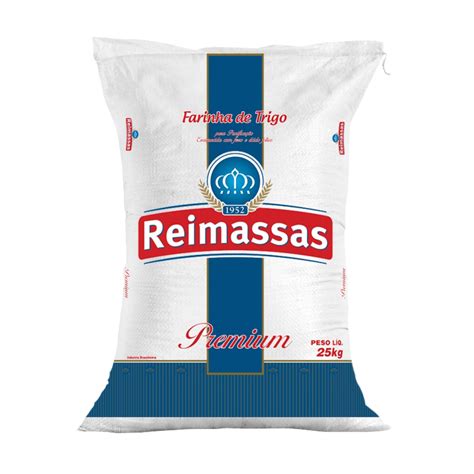 Farinha de Trigo Panificação Reimassas 25kg e 50kg JMG Alimentos