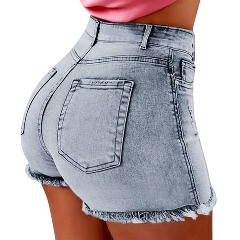 Jean Shorts Womens New Women Summer Short Jeans Denim Female Pockets