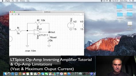 Ltspice On Mac Os X Tutorial Op Amp Amplifier Circuit Tutorial And Dc Op